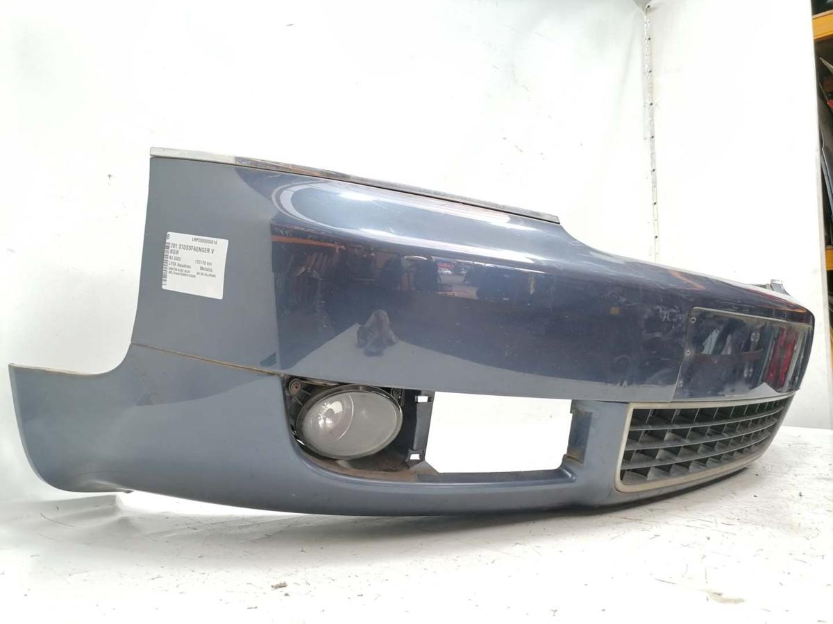 Audi A6 4B original Sto&szlig;stange Sto&szlig;f&auml;nger vorn LY5X Aquablau Facelift BJ03